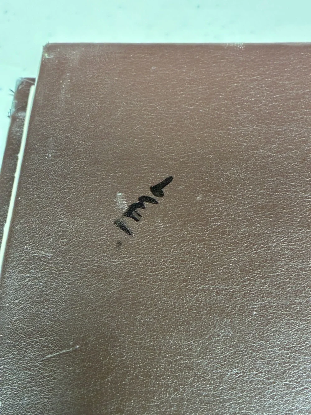 Brown Photo Album with Center Window